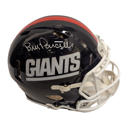 Bill Parcells Autographed New York Giants Old School Speed Authentic Helmet Steiner CX