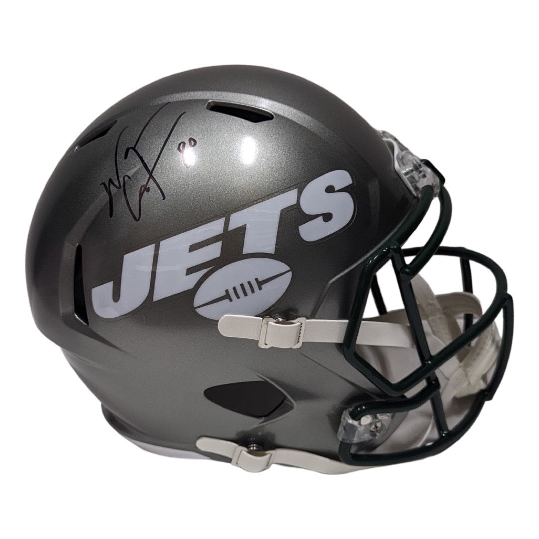 Wayne Chrebet Autographed New York Jets Flash Replica Helmet Steiner CX