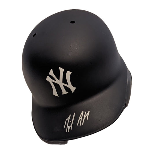 Miguel Andujar Autographed New York Yankees Batting Helmet Steiner