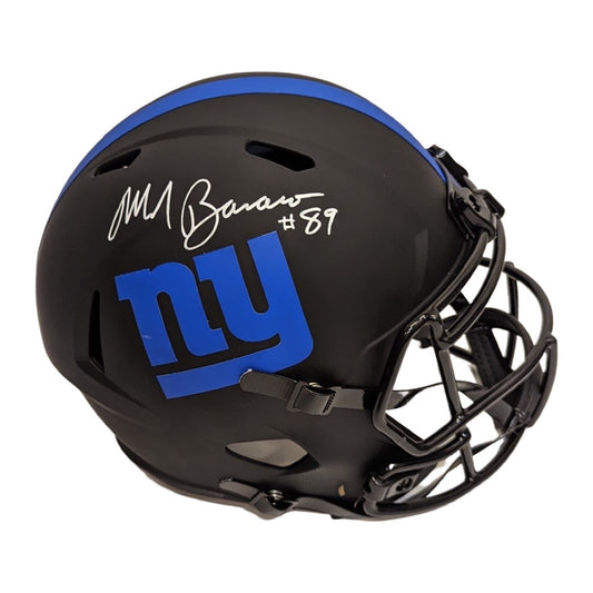 Mark Bavaro Autographed New York Giants Eclipse Replica Helmet JSA