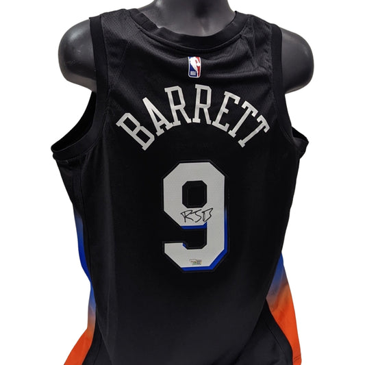 RJ Barrett Autographed New York Knicks City Edition Nike Jersey Fanatics