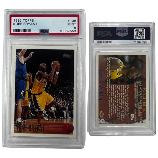 1996 Kobe Bryant Topps #138 PSA MINT 9