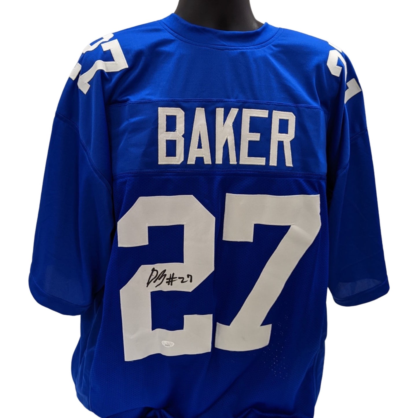 Deandre Baker Autographed New York Giants Blue Jersey JSA