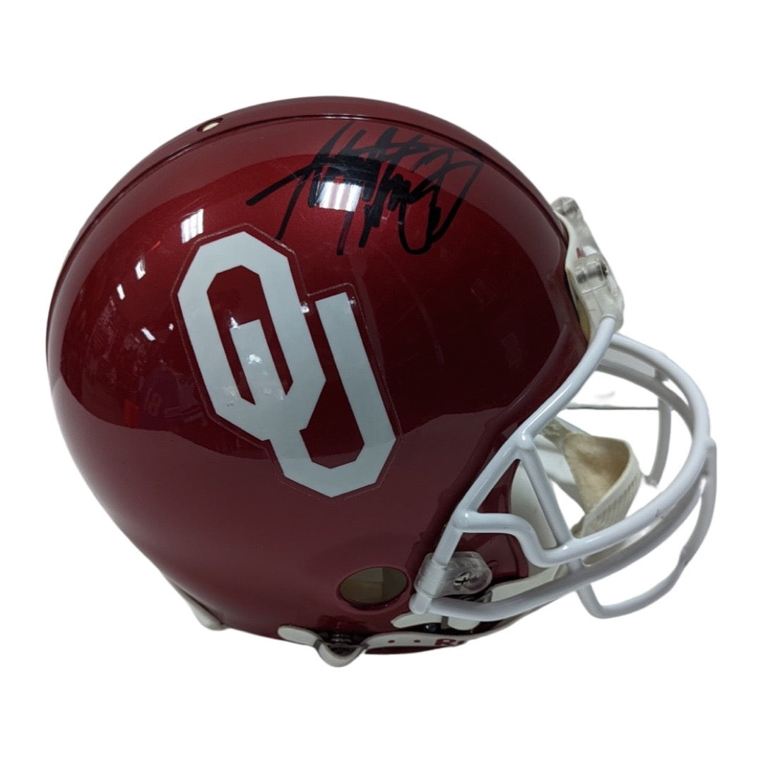 Adrian Peterson Autographed Oklahoma Sooners Proline Authentic Helmet