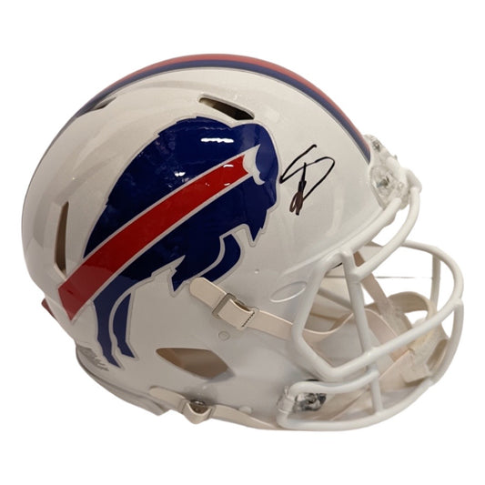 Stefon Diggs Autographed Buffalo Bills Speed Authentic Helmet Beckett