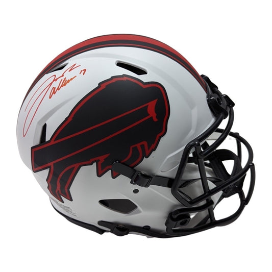 Josh Allen Autographed Buffalo Bills Lunar Eclipse Authentic Helmet Beckett