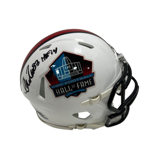 Andre Reed Autographed Buffalo Bills NFL Hall of Fame Speed Mini Helmet “HOF 14” Inscription Steiner CX