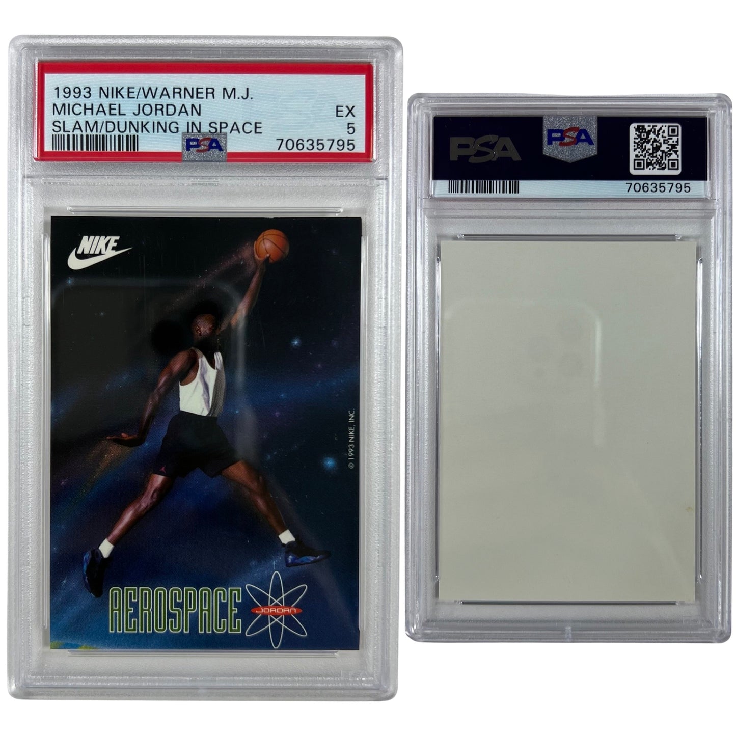 1993 Michael Jordan Nike Warner Brothers PSA 5