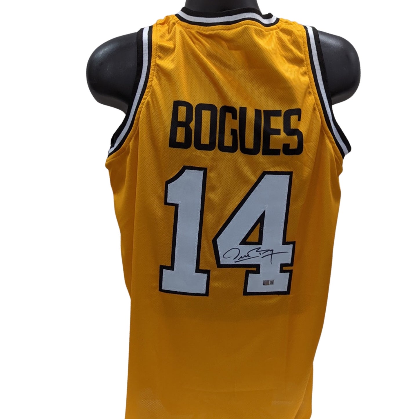 Muggsy Bogues Autographed Wake Forest Jersey Steiner CX