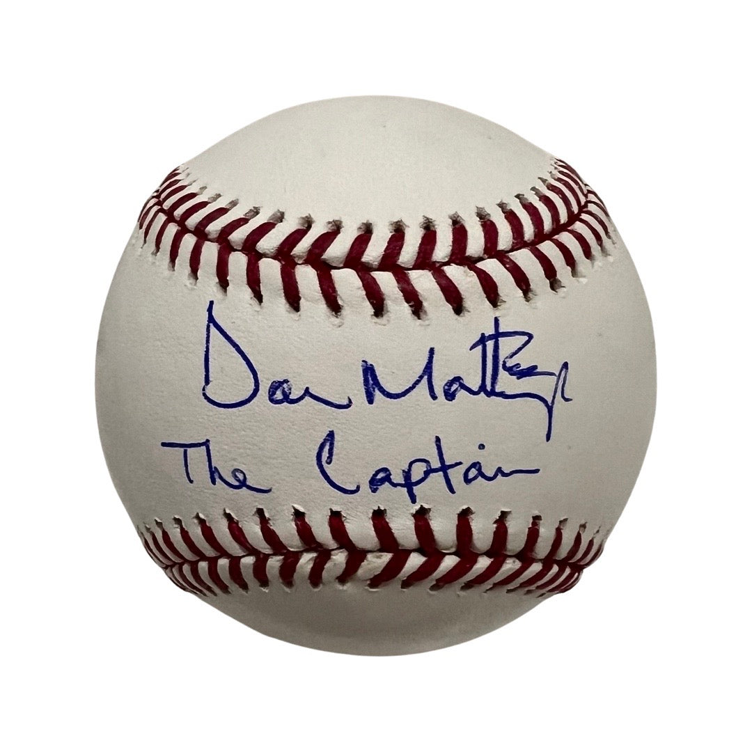 Don Mattingly Autographed New York Yankees OMLB “The Captain” Inscription Steiner CX