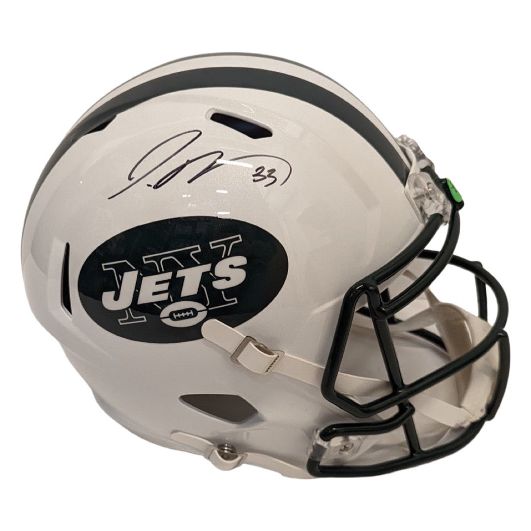 Jamal Adams Autographed New York Jets Speed Replica Helmet JSA